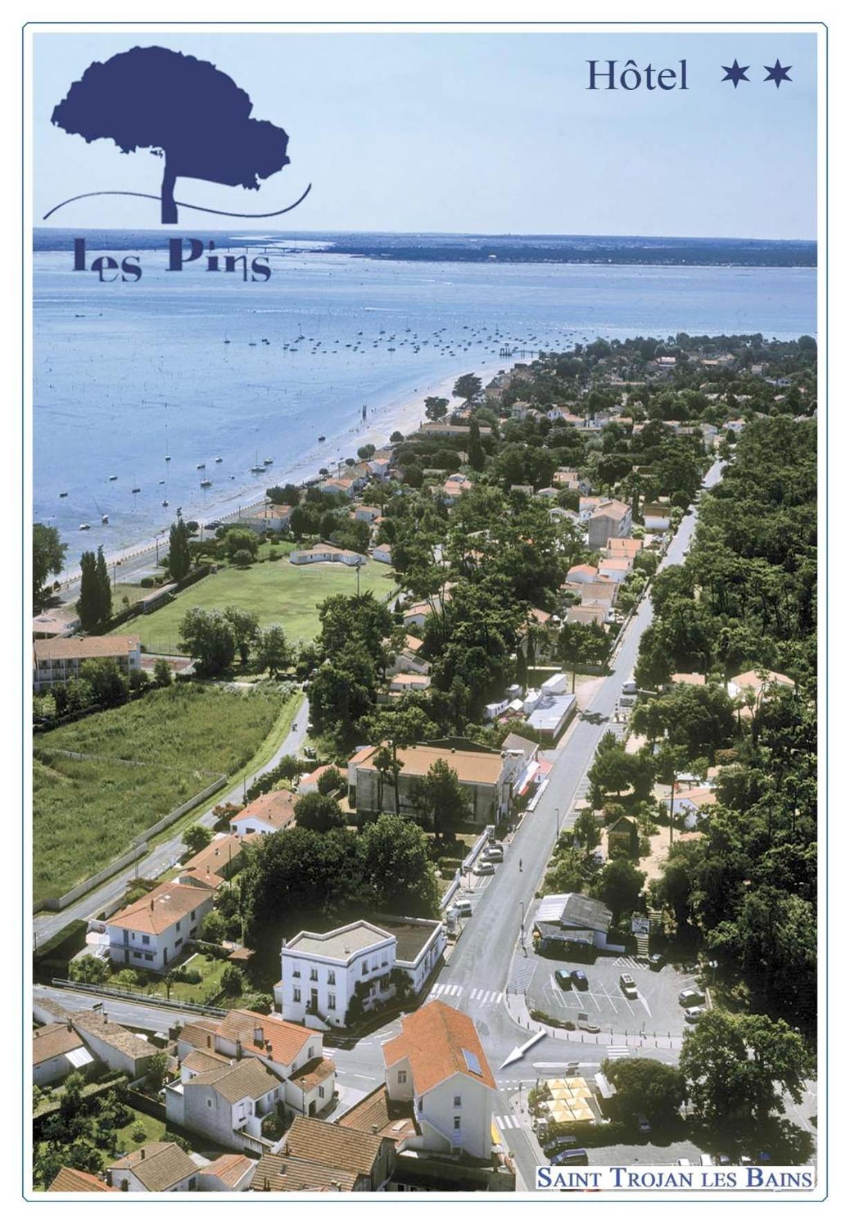 Hotel Les Pins Сен-Троян-ле-Бaн Екстериор снимка